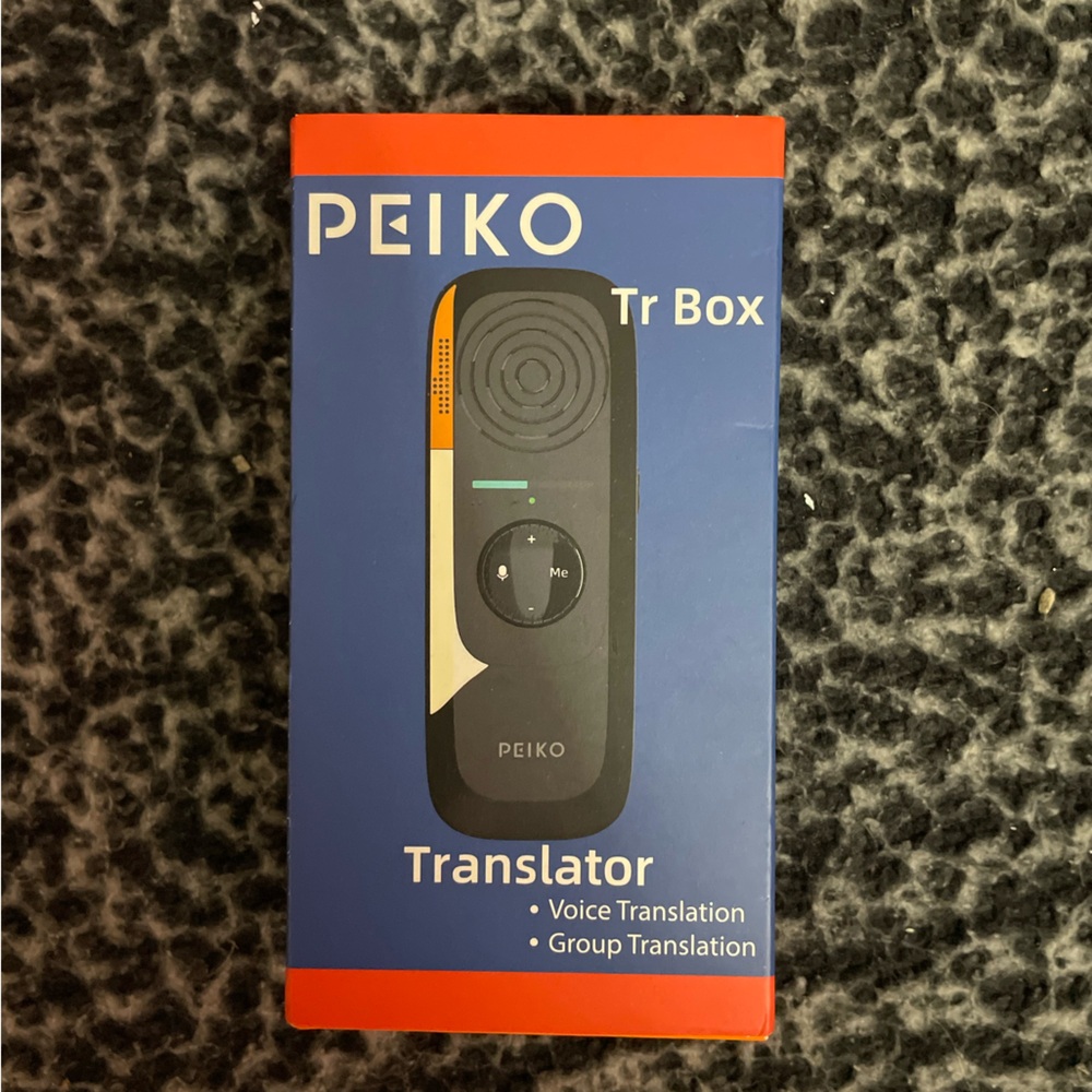 PEIKO Tr Box Voice Translator - NIB